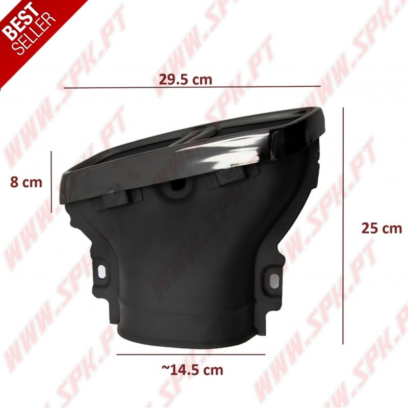 Difusor Traseiro + Ponteiras Black Edition Look E63s AMG - Mercedes W213 Sport Line (2016-2019)