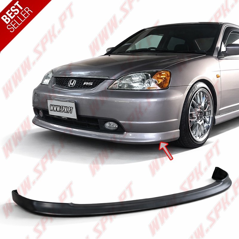 Lip Spoiler Frontal Look RS - Honda Civic EM2 Coupe (2001-2005)