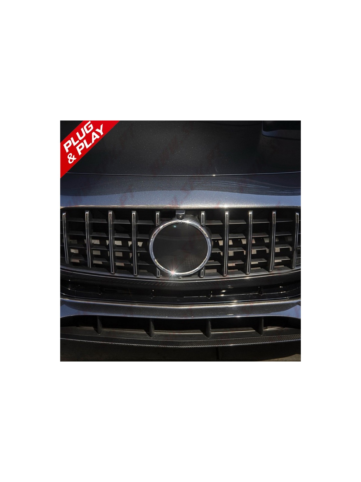 Grelha Frontal Look GTR Black+Chrome - Mercedes W213 / S213 / C238 / A238 (2020-)