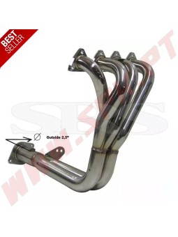 Colectores de Escape Inox 2.5" - Honda Civic / CRX / Integra - B16 (1987-1993)