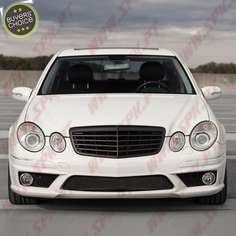 Grelha Frontal Look Sport Black Gloss - Mercedes W211 (2006-2009)