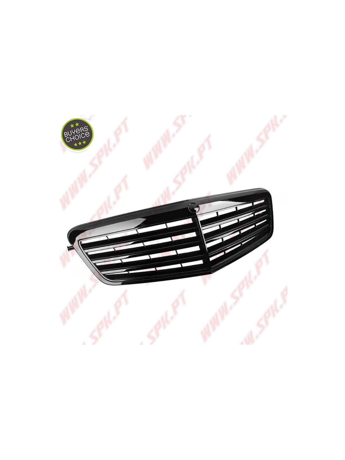 Grelha Frontal Look Sport Black Gloss - Mercedes W211 (2006-2009)