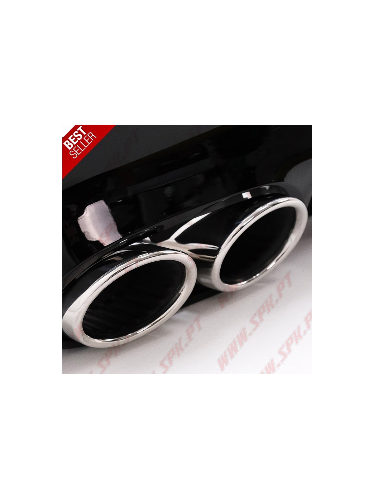 Difusor Traseiro + Ponteiras Look 45s AMG - Mercedes CLA C118 / X118 Sport Line (2019-2025)