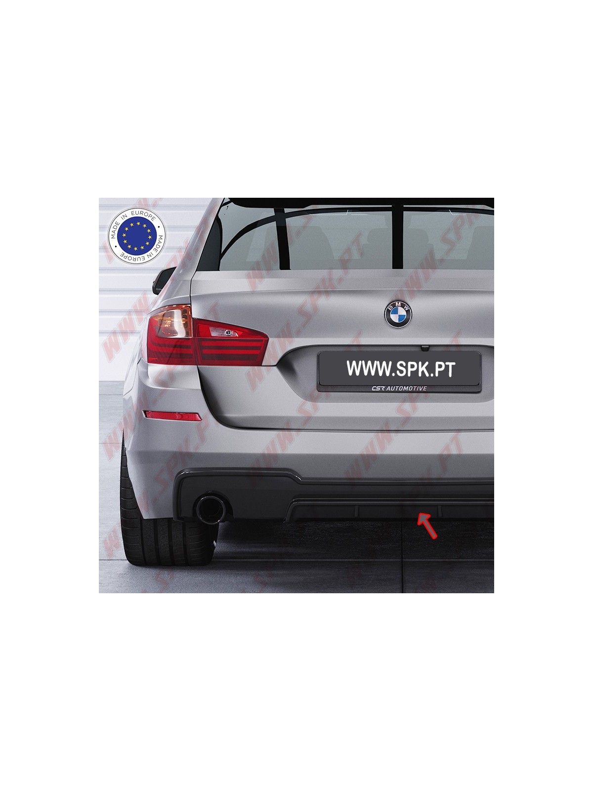 Difusor Traseiro BMW F10 / F11 - 530i / 535i Difusor Traseiro BMW F10 / F11 - 530i / 535i