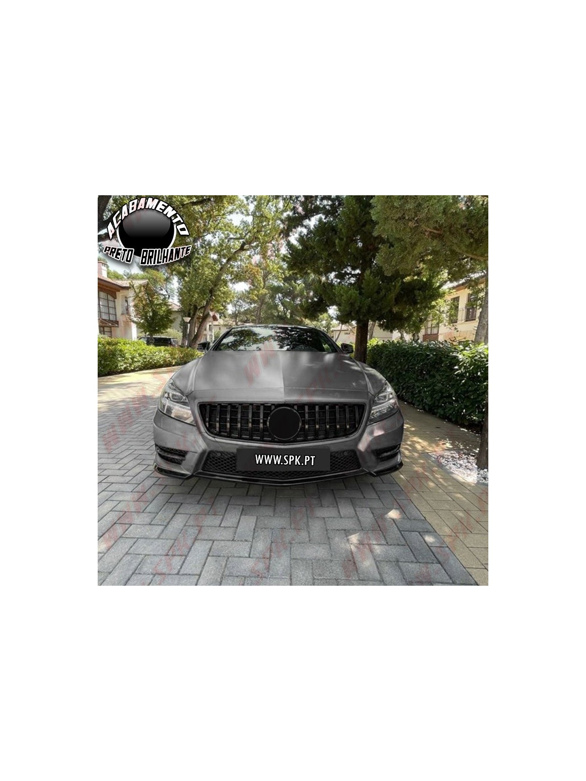 Grelha Frontal Look GTR Black - Mercedes CLS W218 / C218 (2011-2014)