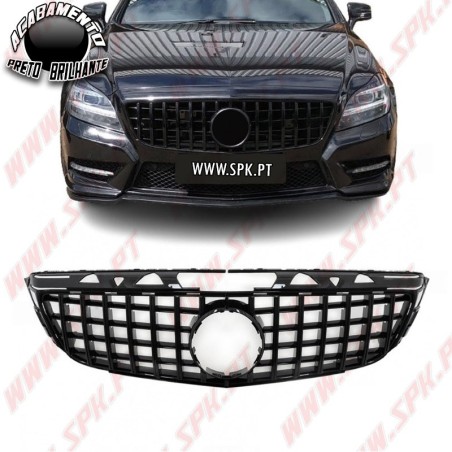 Grelha Frontal Look GTR Black - Mercedes CLS W218 / C218 (2011-2014)