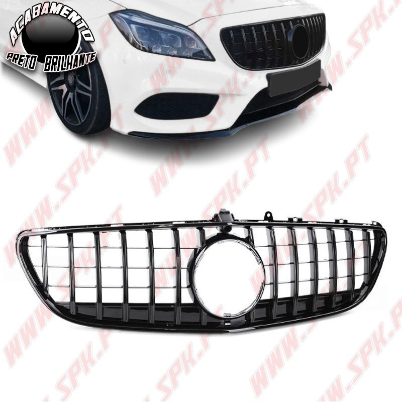 Grelha Frontal Look GTR Black - Mercedes CLS W218 / C218 (2014-2018)