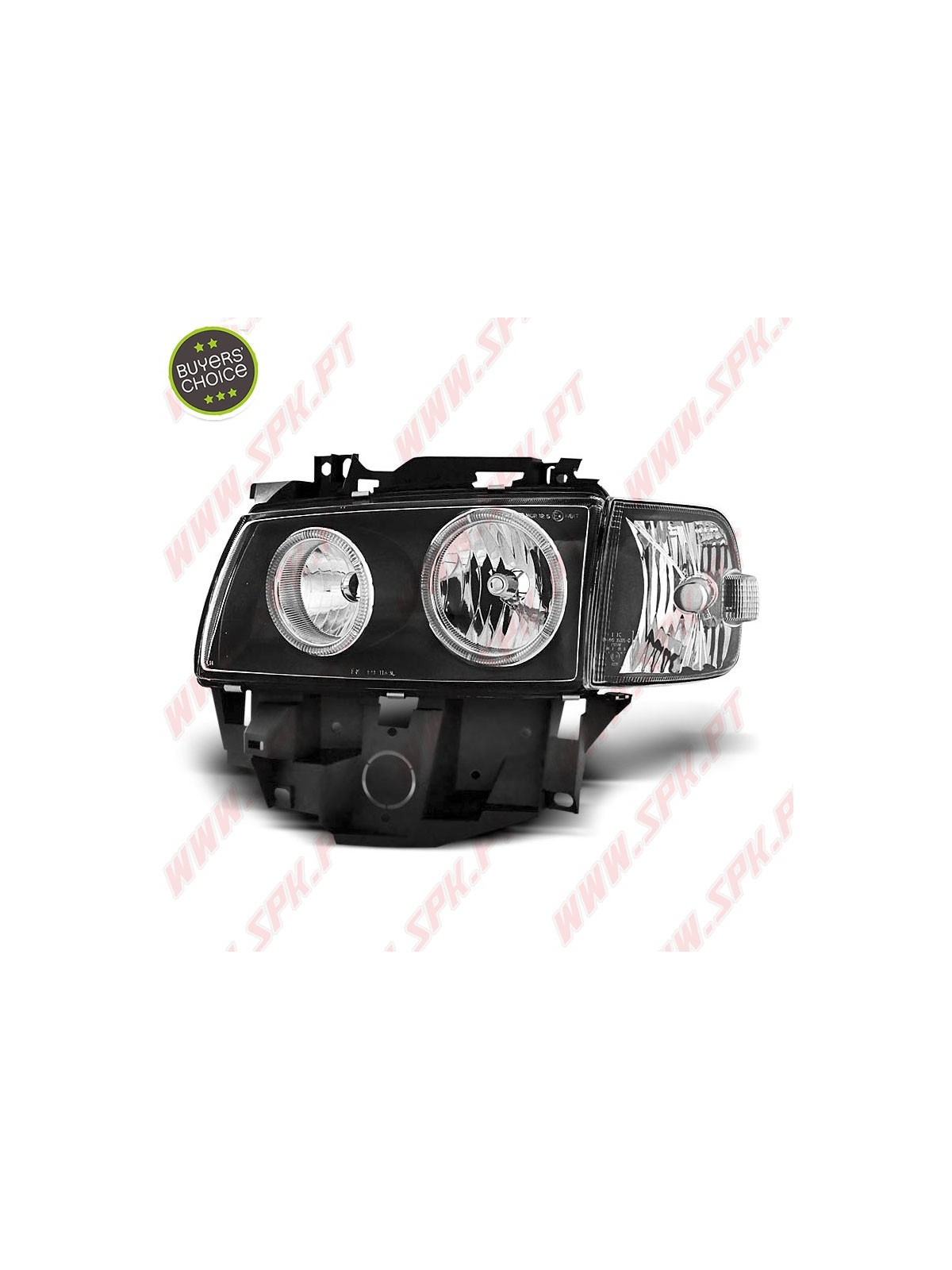 Faróis Angel Eyes / Black - VW Transporter T4 (1996-2003)