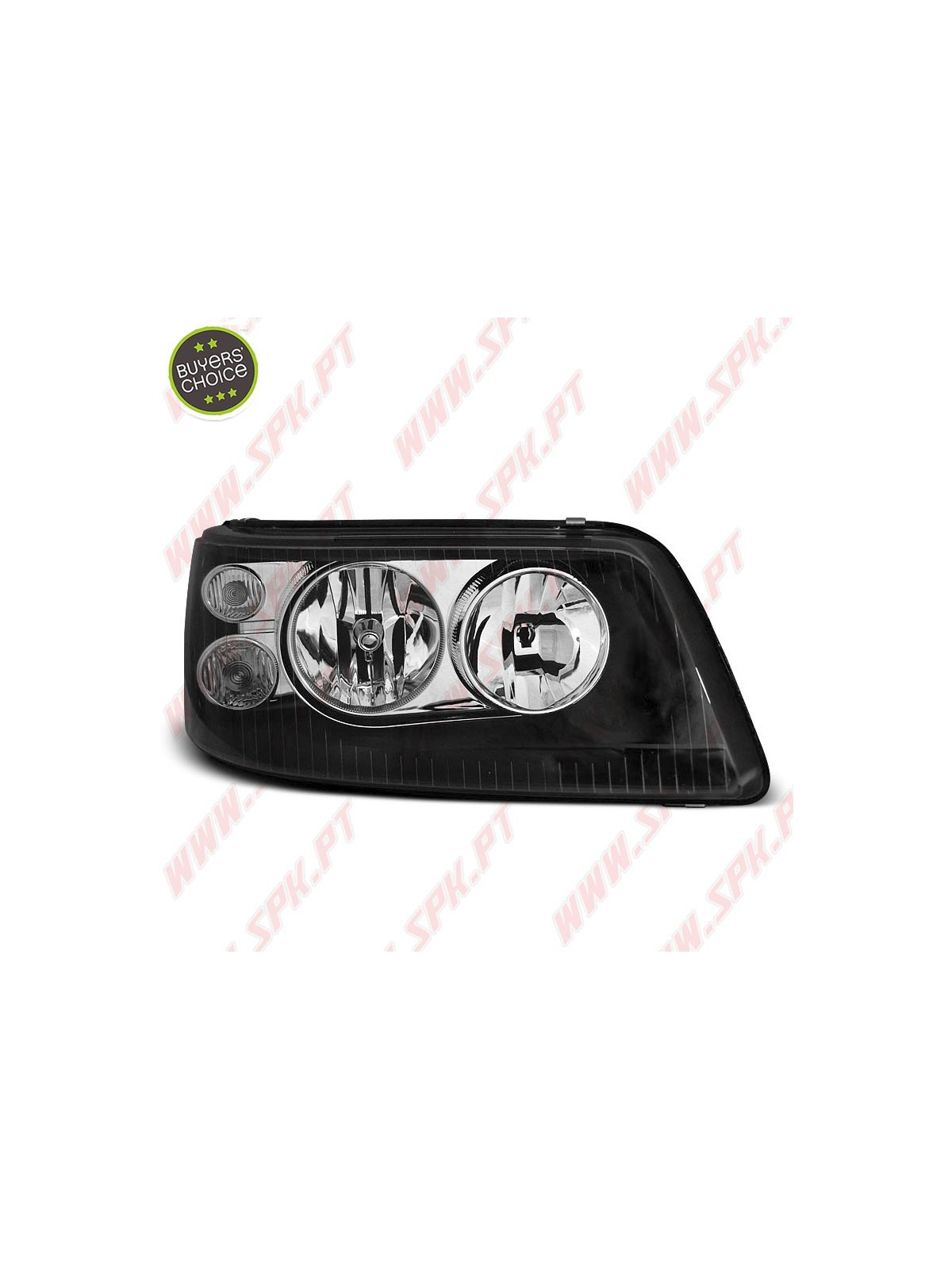 Faróis Cristal / Black - VW Transporter T5 (2003-2009)