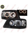 Faróis Angel Eyes / Black - VW Transporter T5 (2003-2009)