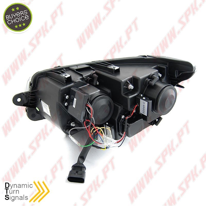 Faróis Tube-Light / Black - VW Transporter T6.1 (2020-)