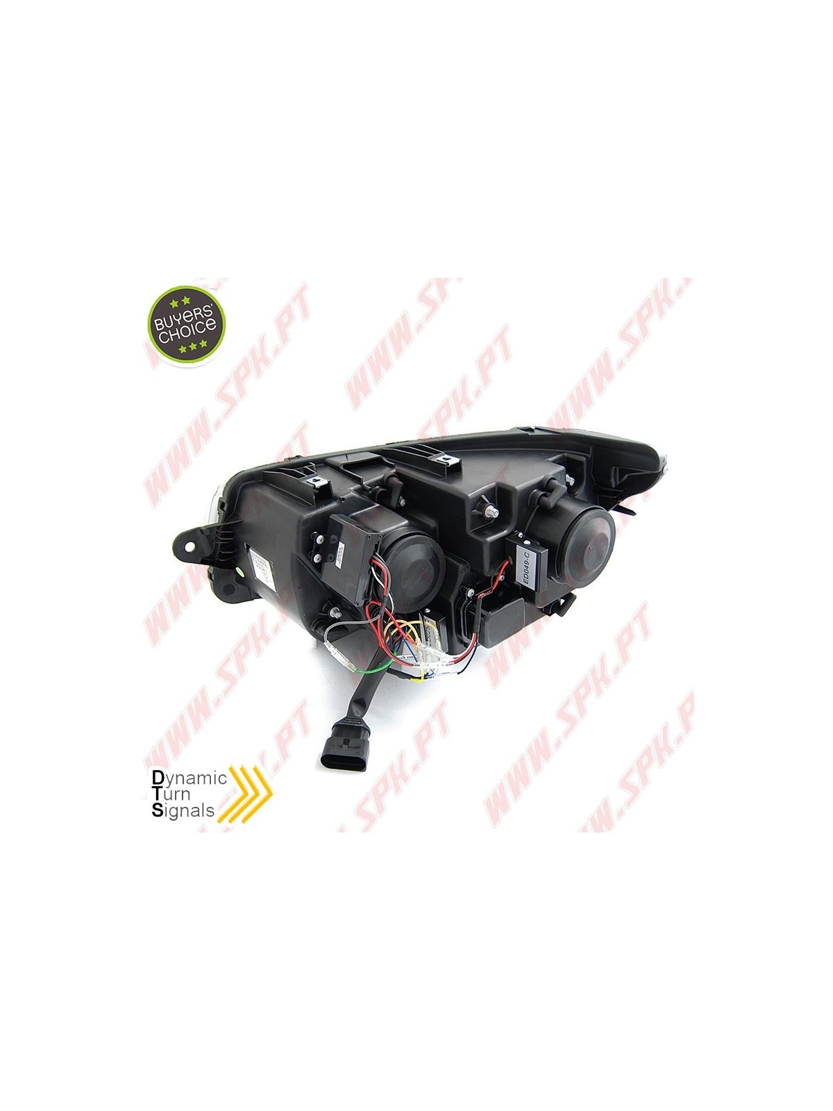 Faróis Tube-Light / Black - VW Transporter T6.1 (2020-)