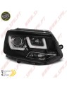 Faróis U-LED / Black - VW Transporter T5 (2010-2015)