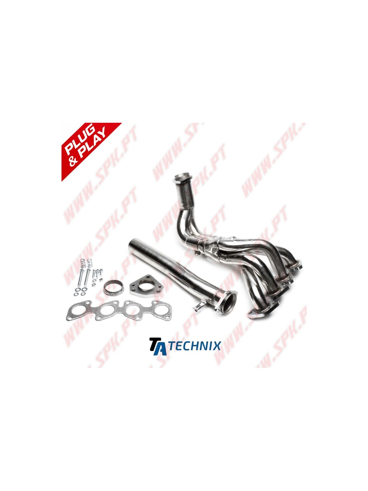 Colectores de Escape Inox - VW Golf 1 - 1.8 16v (1974-1984)