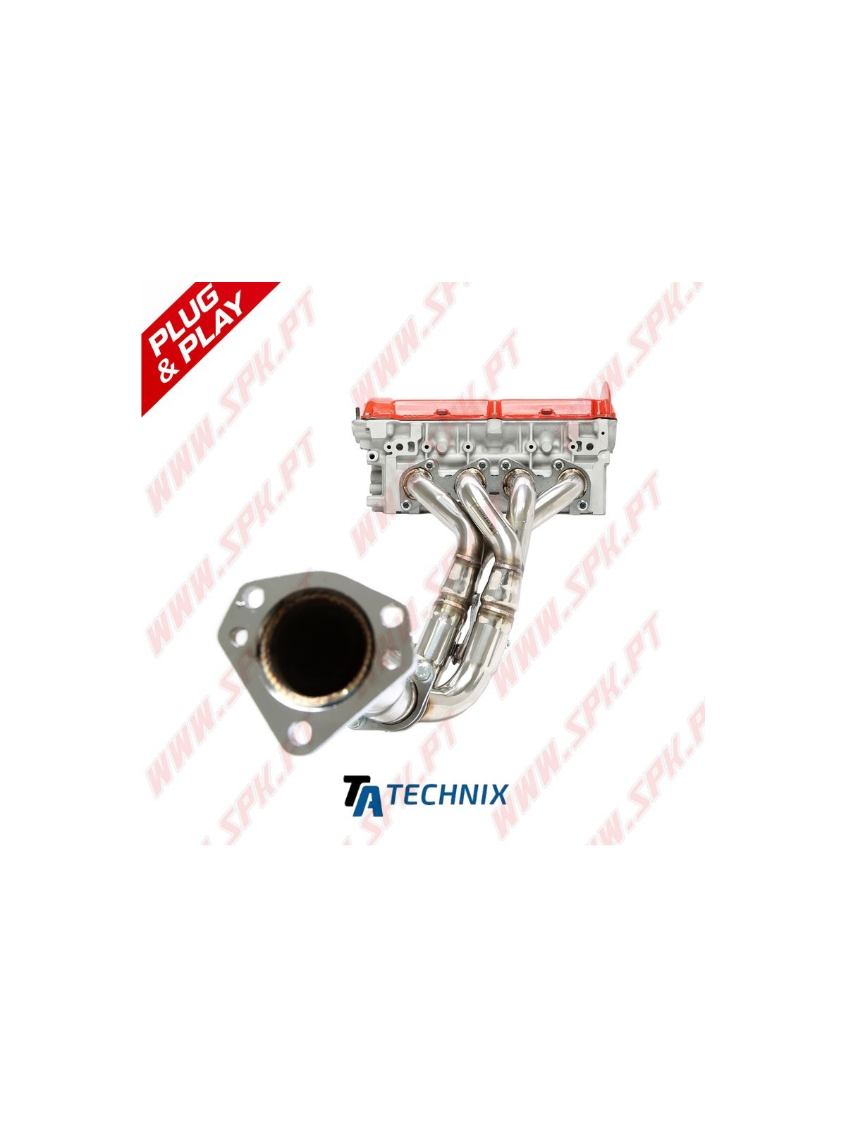 Colectores de Escape Inox - VW Golf 1 - 1.8 16v (1974-1984)