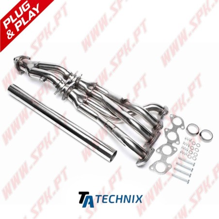 Colectores de Escape Inox - VW Golf 2 / Golf 3 / Jetta 2 / Corrado / Passat 35i - 1.8 / 2.0 16v (1986-1997)