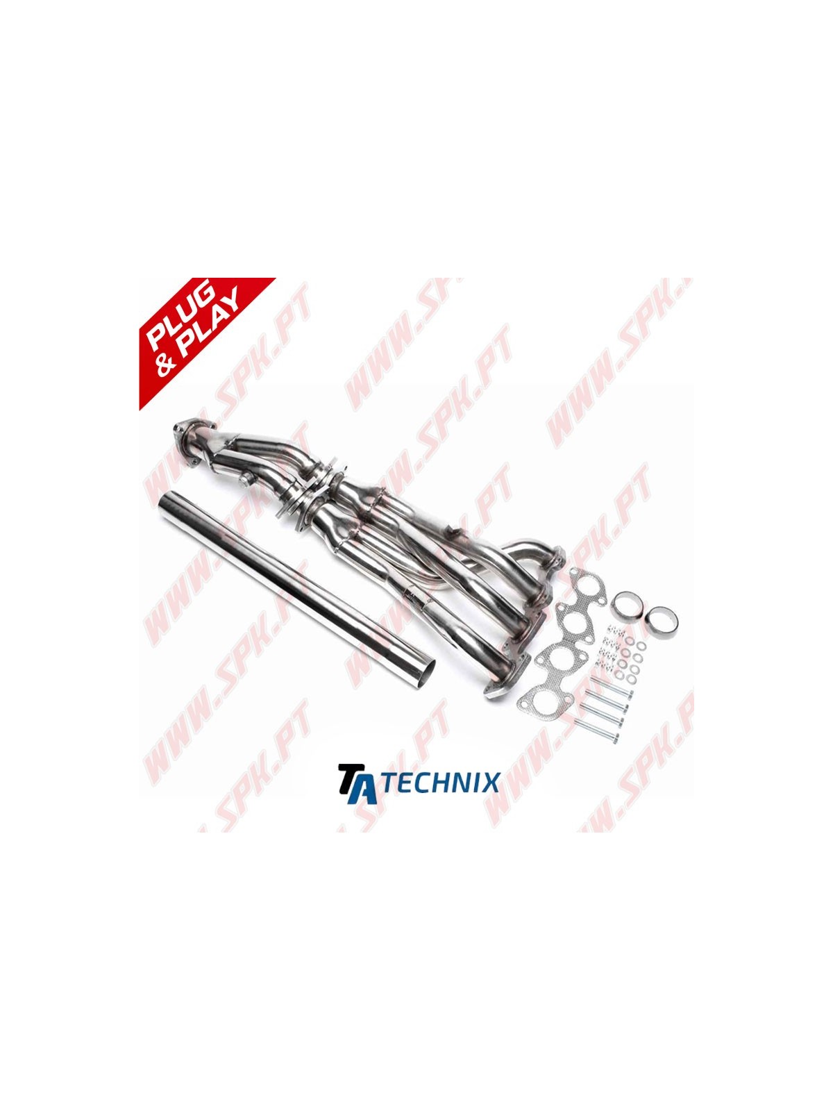 Colectores de Escape Inox - VW Golf 2 / Golf 3 / Jetta 2 / Corrado / Passat 35i - 1.8 / 2.0 16v (1986-1997)