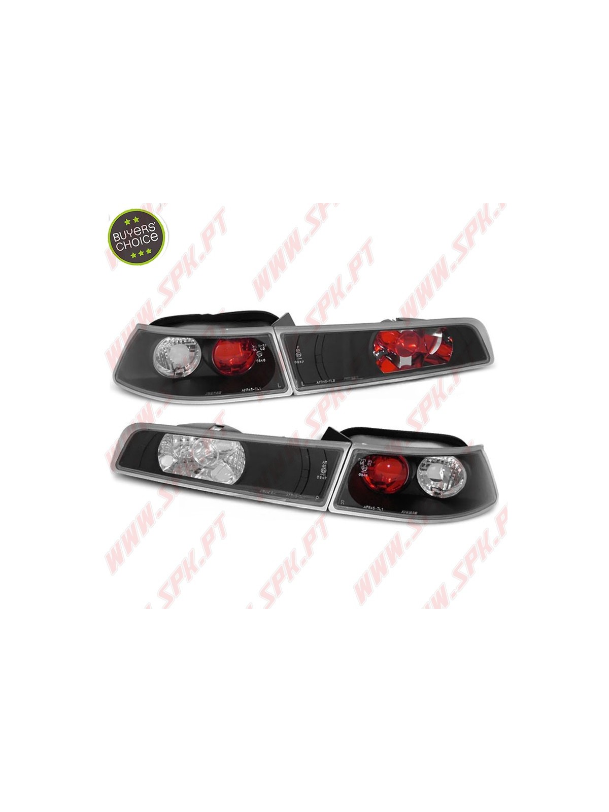 Farolins Cristal Black - Alfa Romeo 145 (1994-2000) Farolins Cristal Black - Alfa Romeo 145 (1994-2000)