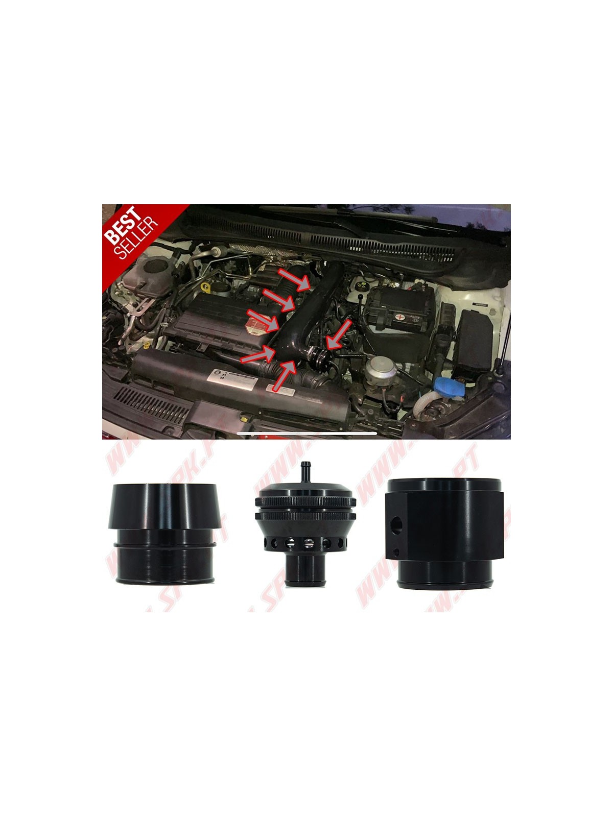 Kit Dump Valve "Black Edition" - VW / Audi / Seat / Skoda - Motor 1.2 / 1.4 TSI (2015-)
