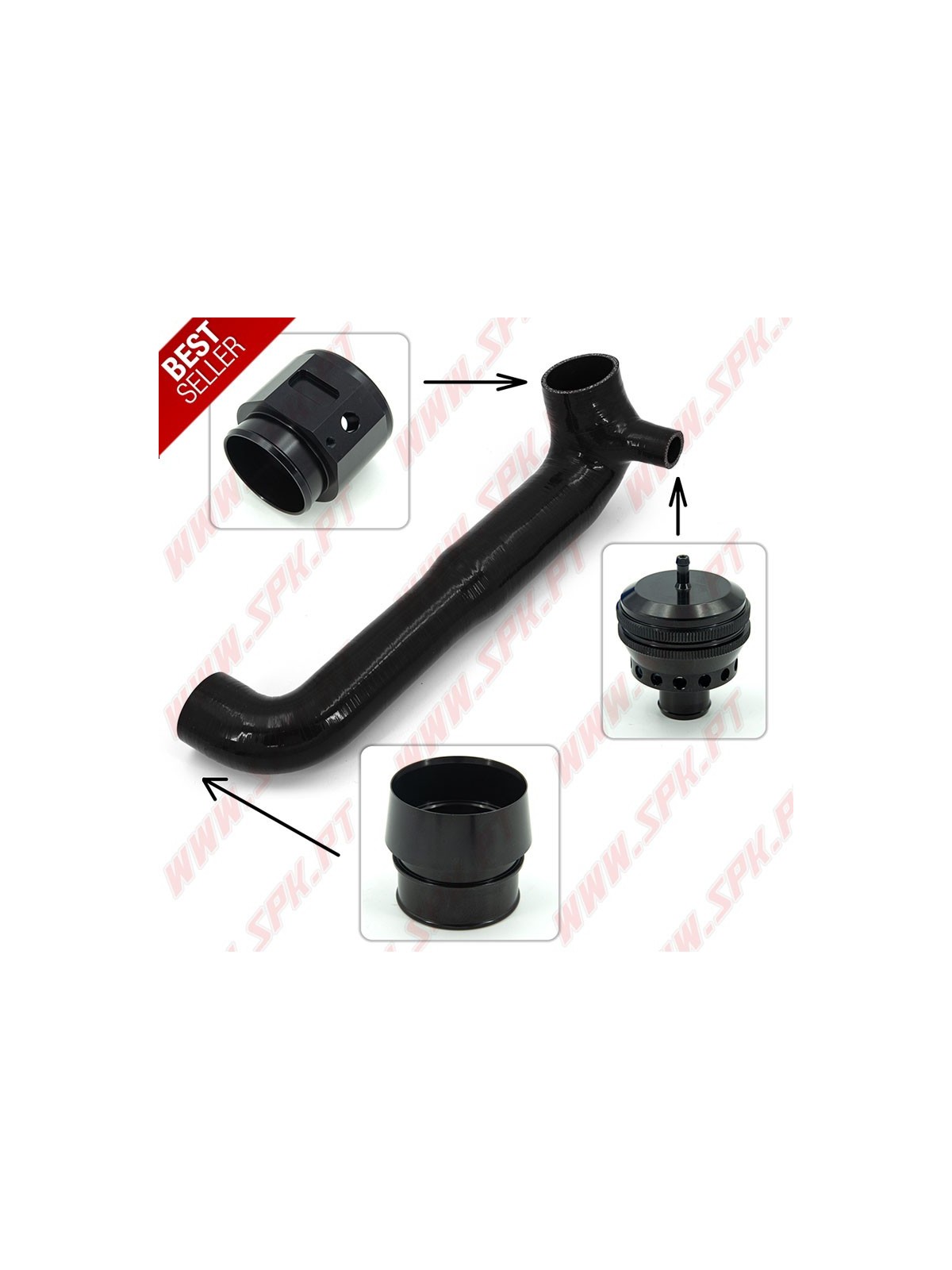Kit Dump Valve "Black Edition" - VW / Audi / Seat / Skoda - Motor 1.2 / 1.4 TSI (2015-)