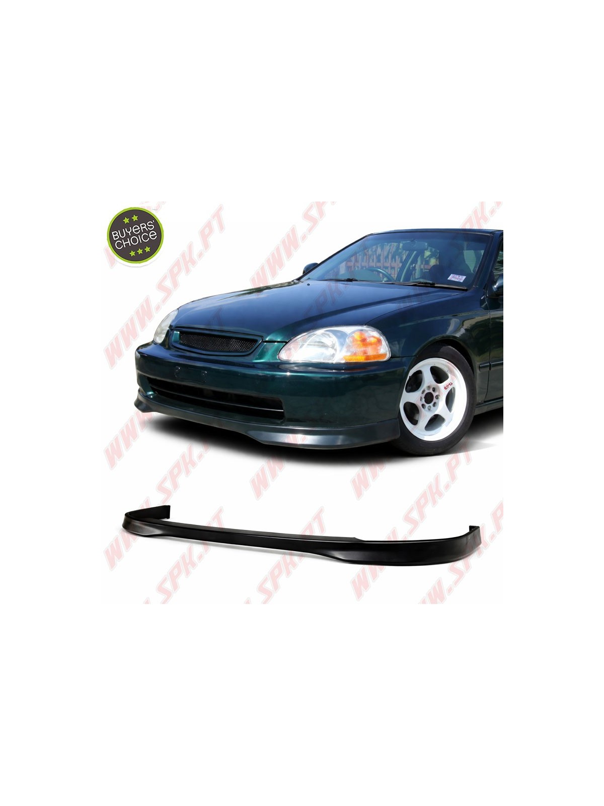 Lip Spoiler Frontal Look Type-R V.Eco - Honda Civic EK / EJ (1996-1998)
