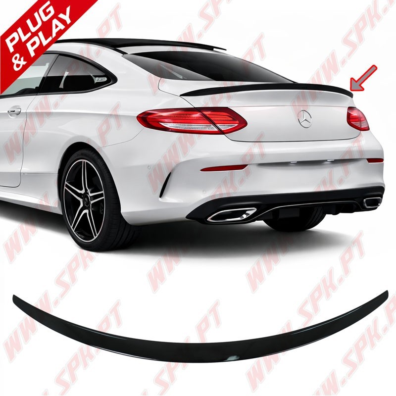 Aileron Traseiro Look C63 AMG - Mercedes C205 Coupe (2014-2019)