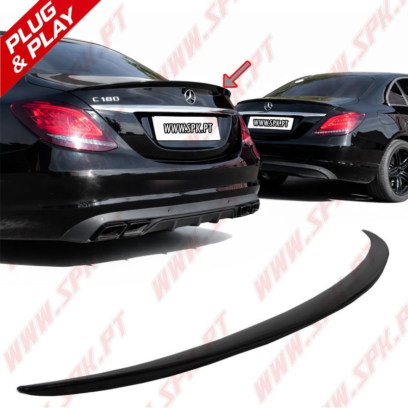 Aileron Traseiro Look C63 AMG - Mercedes W205 Sedan (2014-2021)