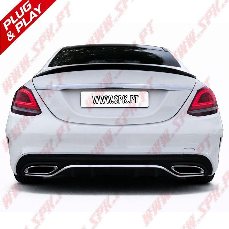 Aileron Traseiro Look C63 AMG - Mercedes W205 Sedan (2014-2021)