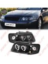 Faróis Angel Eyes Black - Audi A3 8L (1996-2000) Faróis Angel Eyes Black - Audi A3 8L (1996-2000)