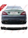 Difusor Traseiro + Ponteiras Smoke Look AMG - Mercedes W218 Sport Line (2011-2017)
