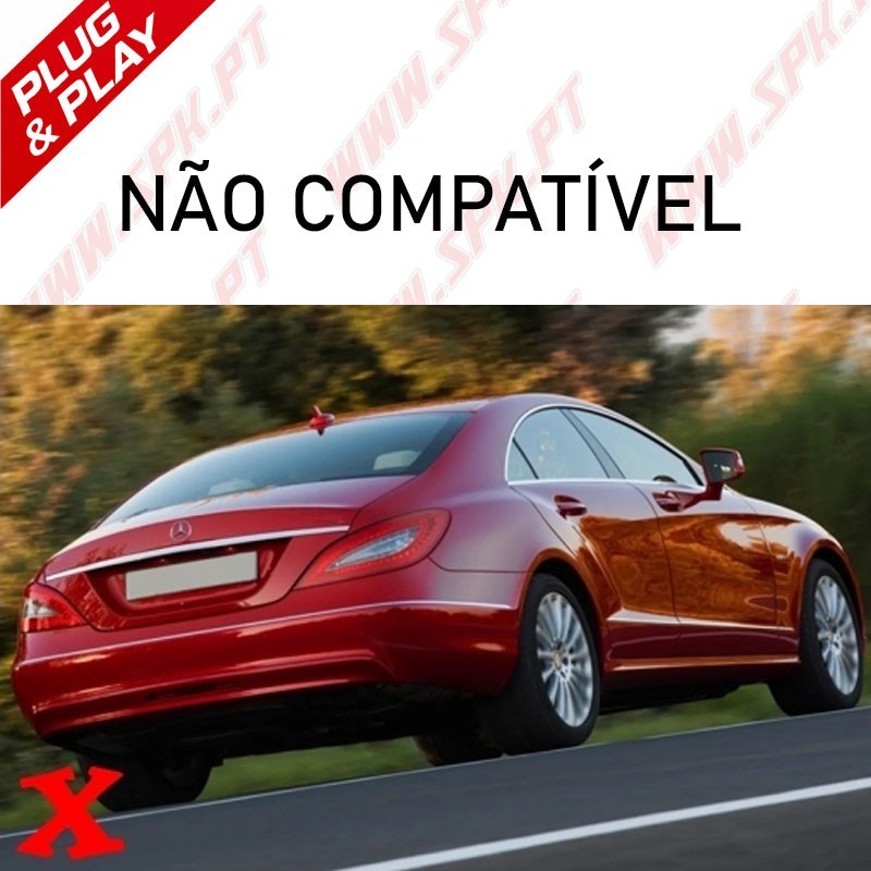 Difusor Traseiro + Ponteiras Smoke Look AMG - Mercedes W218 Sport Line (2011-2017)