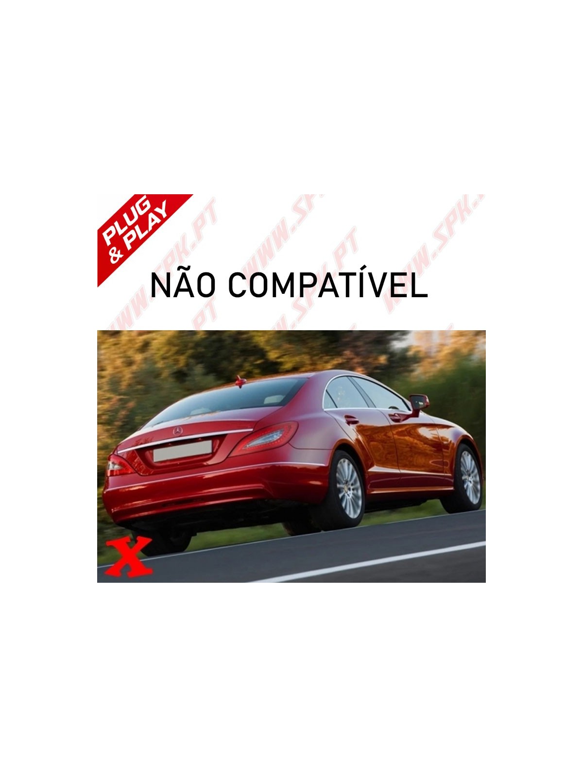 Difusor Traseiro + Ponteiras Smoke Look AMG - Mercedes W218 Sport Line (2011-2017)