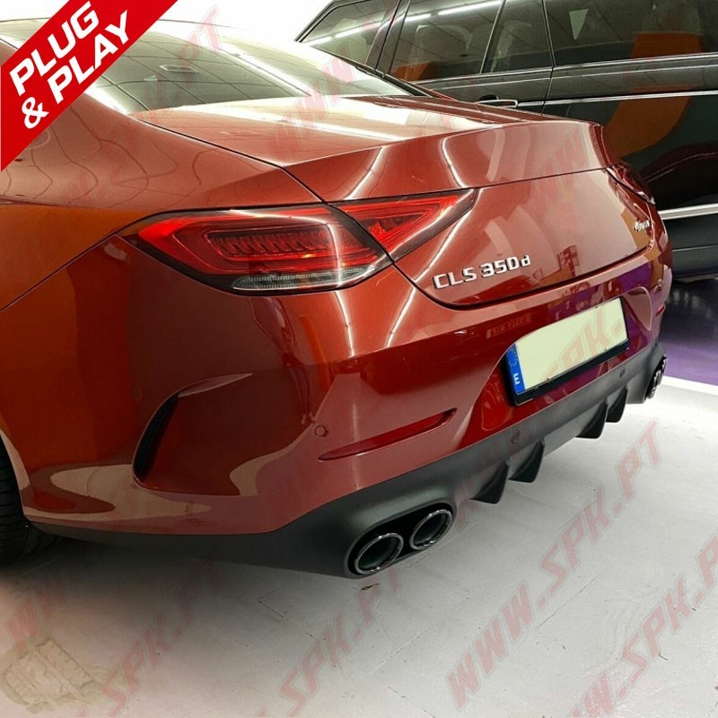 Difusor Traseiro + Ponteiras Look CLS53 AMG - Mercedes C257 (2018-)