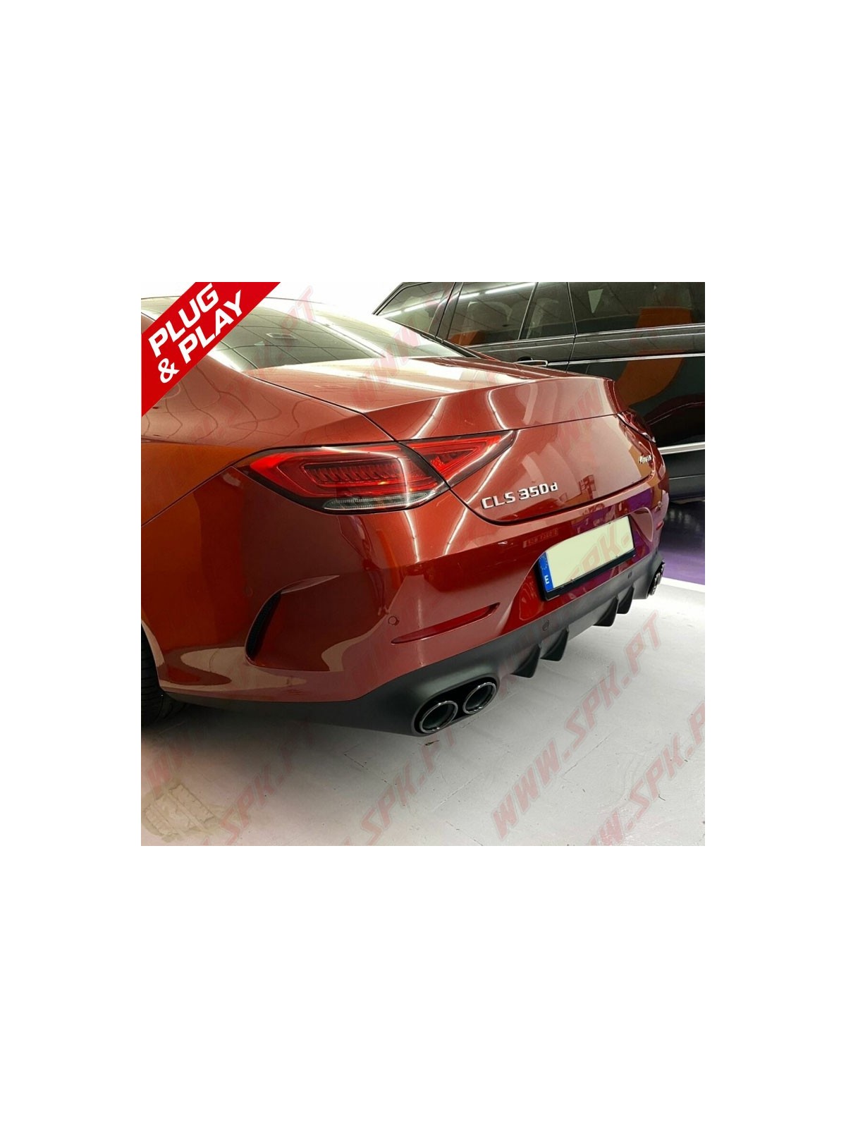 Difusor Traseiro + Ponteiras Look CLS53 AMG - Mercedes C257 (2018-)