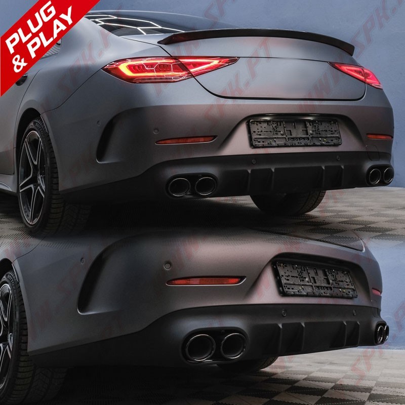 Difusor Traseiro + Ponteiras Look CLS53 AMG - Mercedes C257 (2018-)