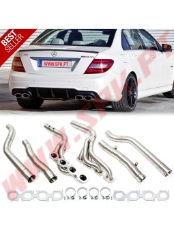 Colectores de Escape Inox - Mercedes W204 - C63 AMG (2007-2013)
