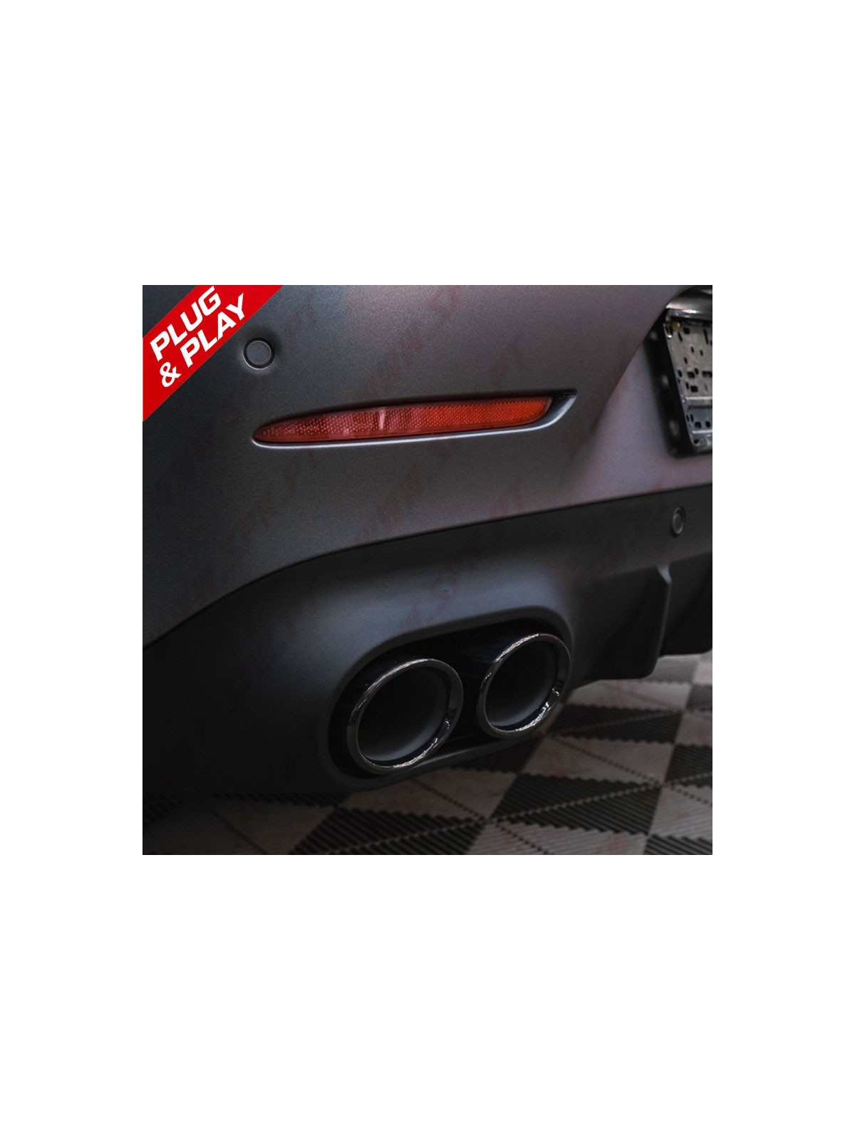 Difusor Traseiro + Ponteiras Look CLS53 AMG - Mercedes C257 (2018-)