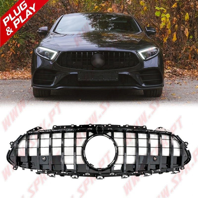 Grelha Frontal Look GTR Black - Mercedes C257 (2018-)