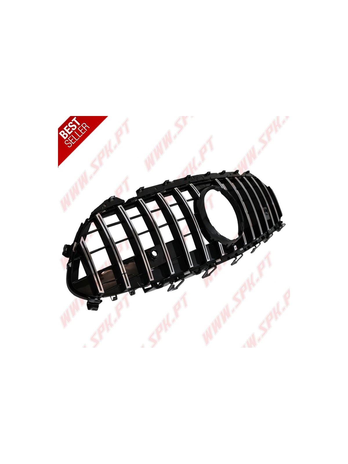 Grelha Frontal Look GTR Chrome+Black - Mercedes C257 (2018-)