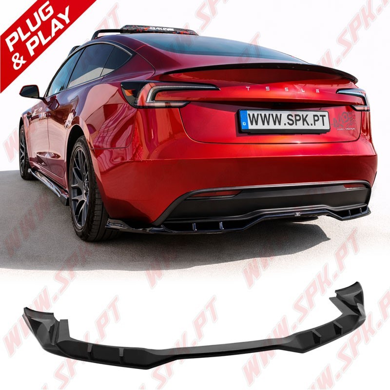 Difusor Traseiro - Tesla Model 3 Facelift Highland (2023-)