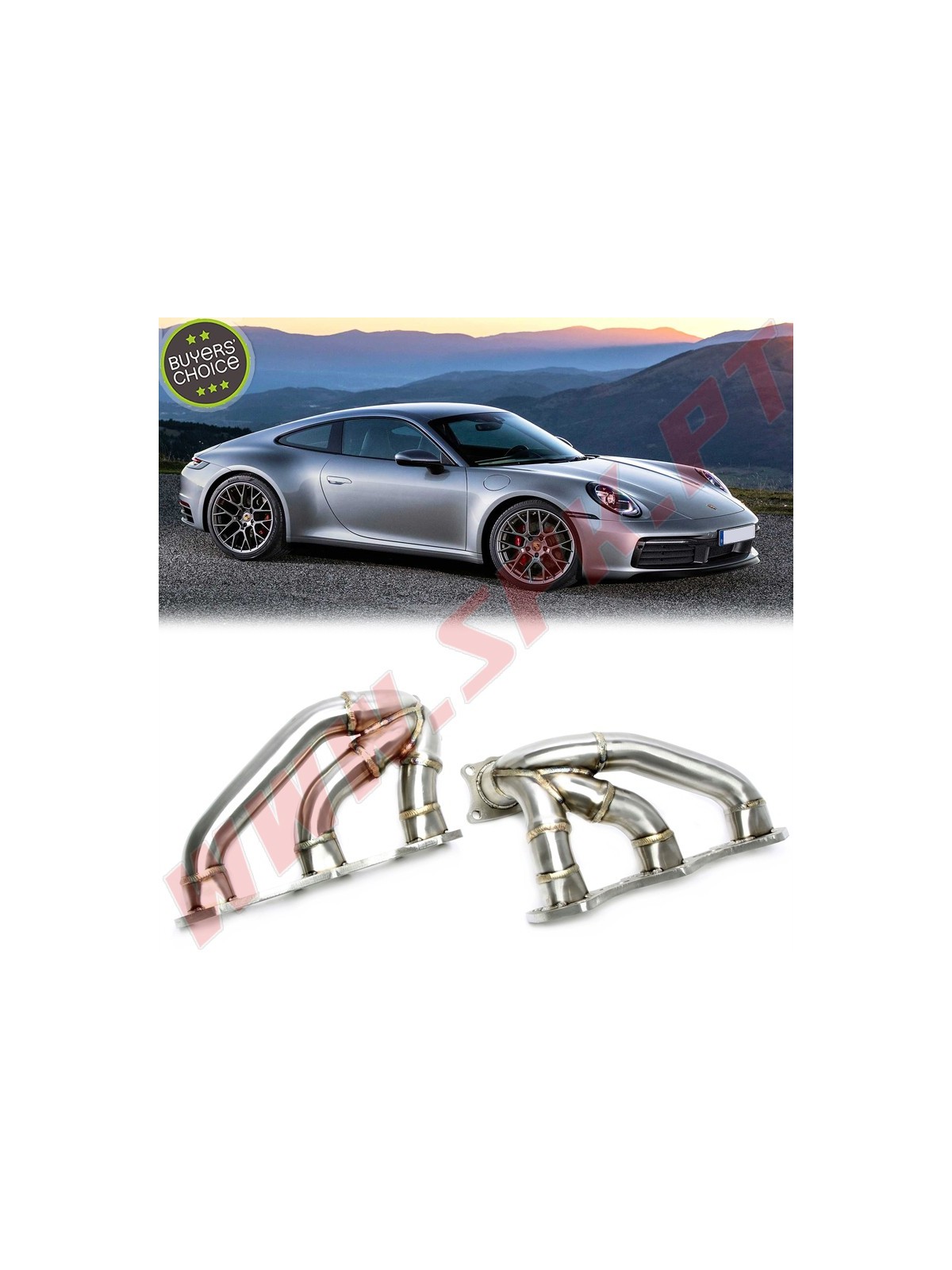 Colectores de Escape Inox - Porsche 911 (992) 3.0 Biturbo (2019-)