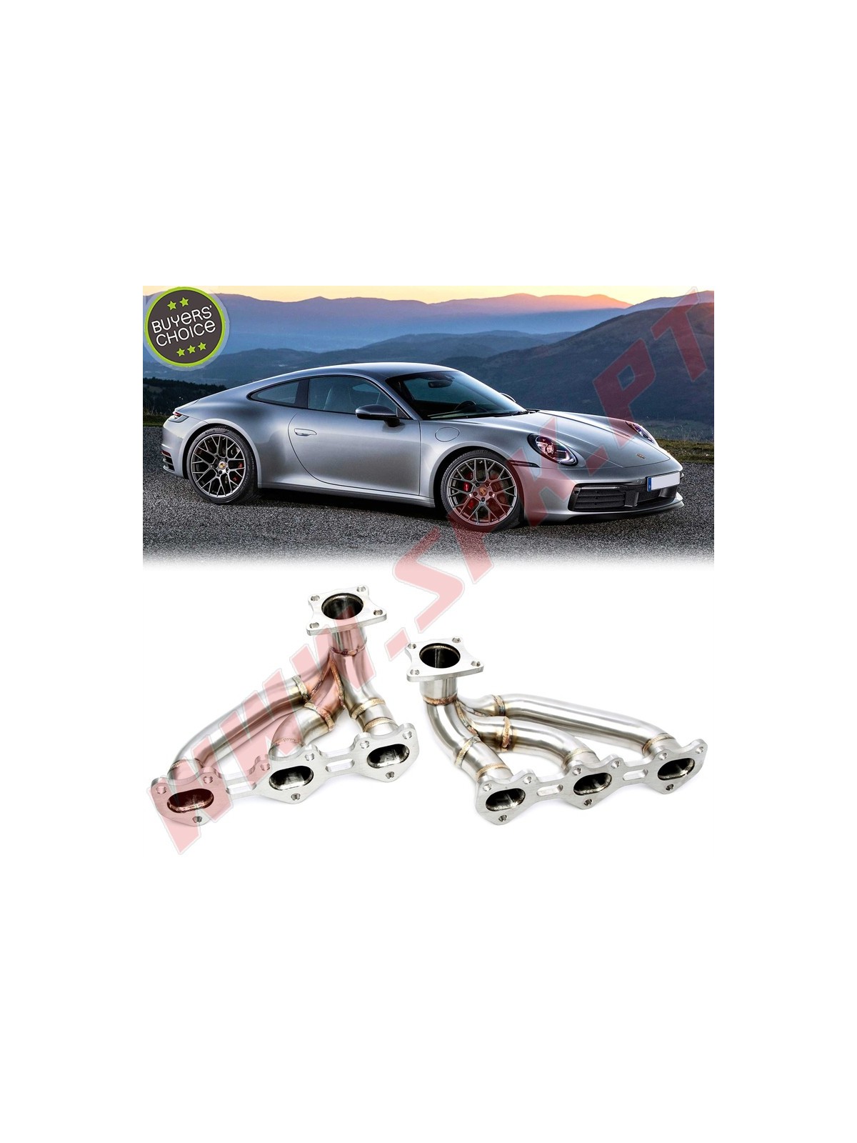 Colectores de Escape Inox - Porsche 911 (992) 3.0 Biturbo (2019-)