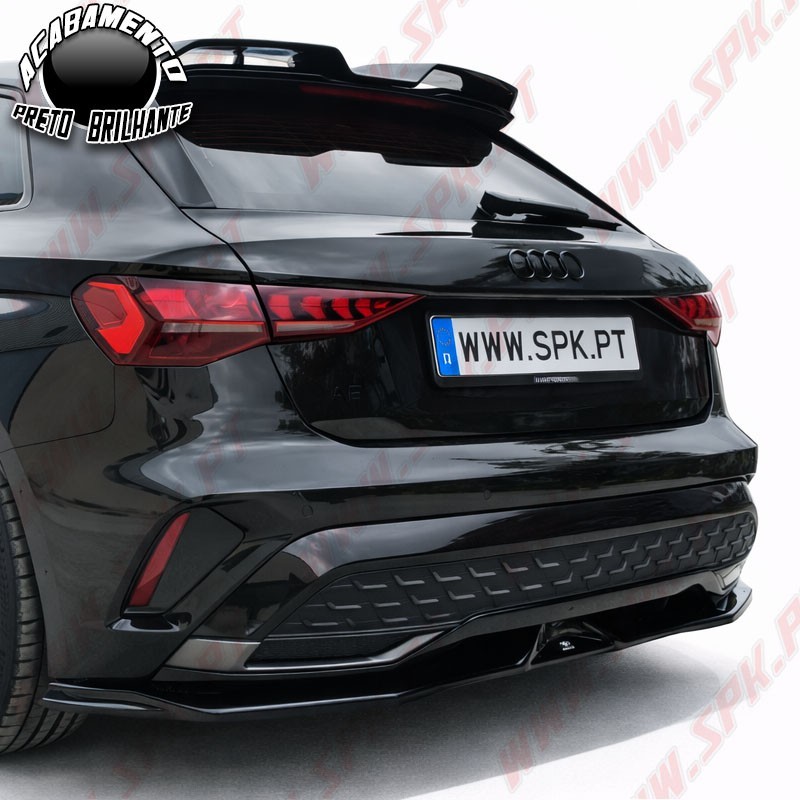 Difusor Traseiro - Audi A3 S-Line 8Y Facelift Sportback (2024-)