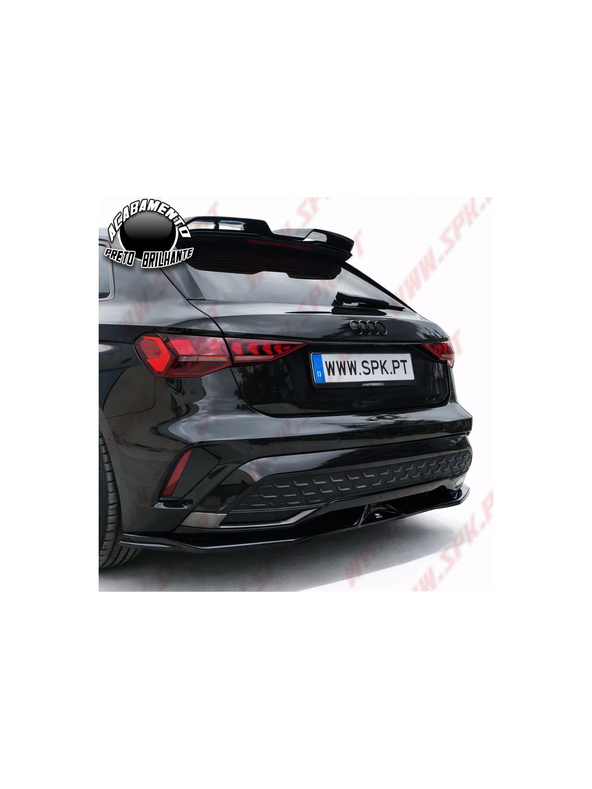 Difusor Traseiro - Audi A3 S-Line 8Y Facelift Sportback (2024-)