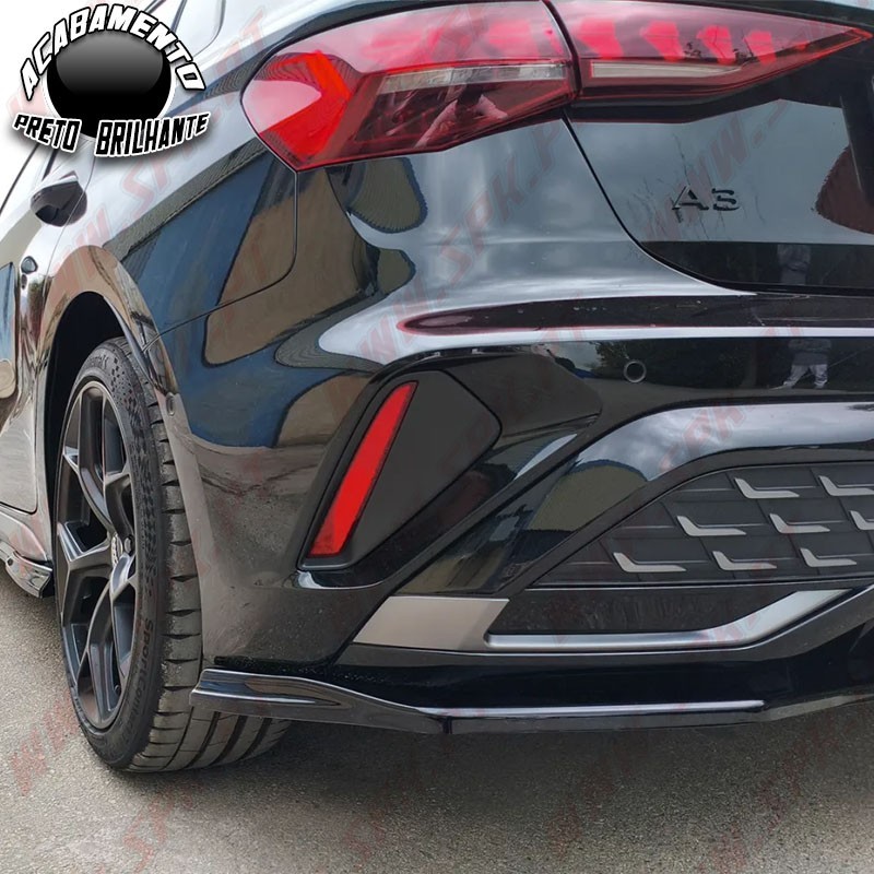 Difusor Traseiro - Audi A3 S-Line 8Y Facelift Sportback (2024-)
