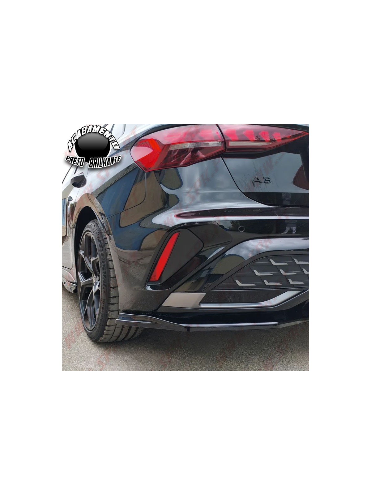 Difusor Traseiro - Audi A3 S-Line 8Y Facelift Sportback (2024-)
