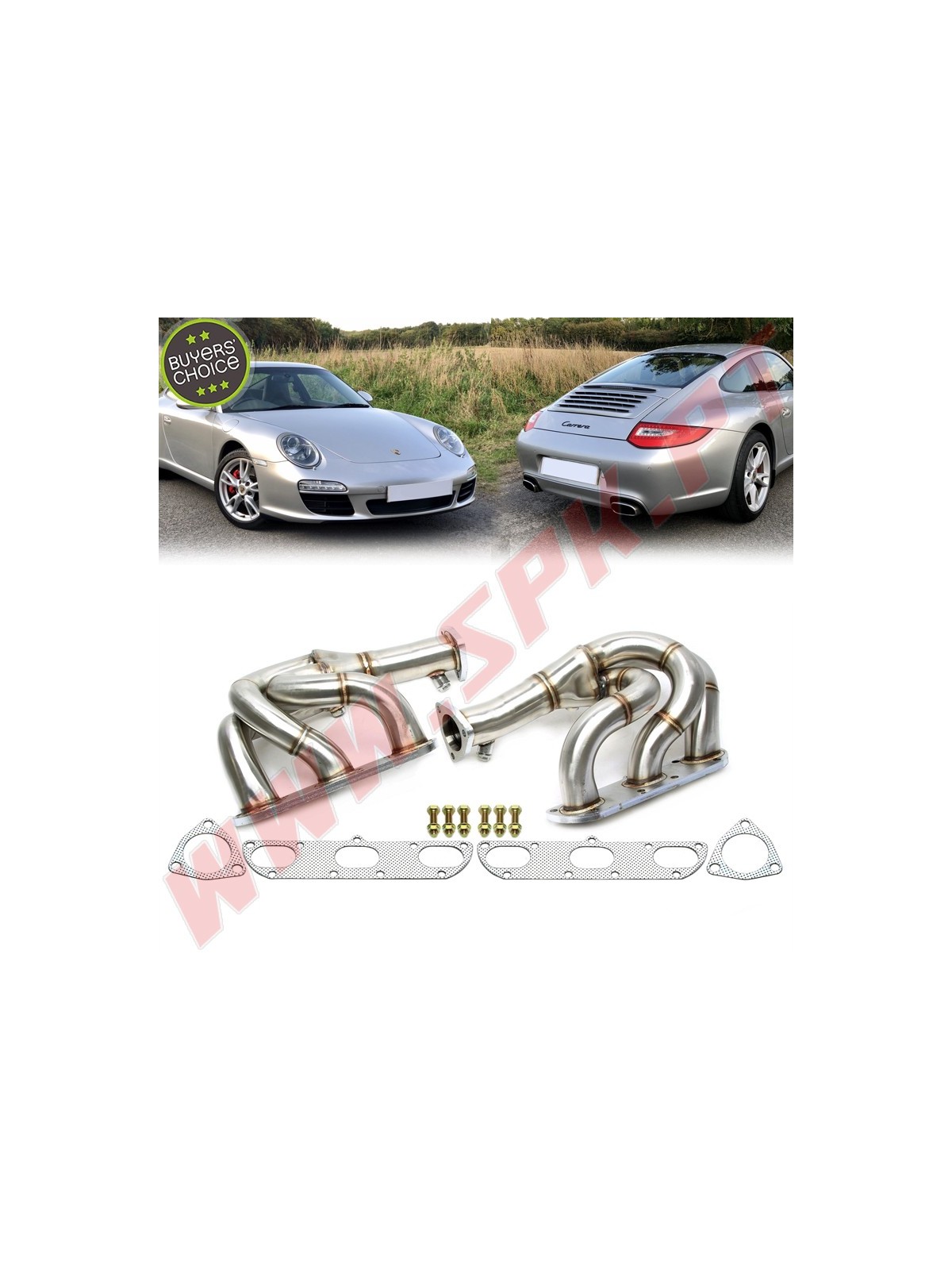 Colectores de Escape Inox - Porsche 911 (997.2) 3.6 / 3.8 (2008-2012)