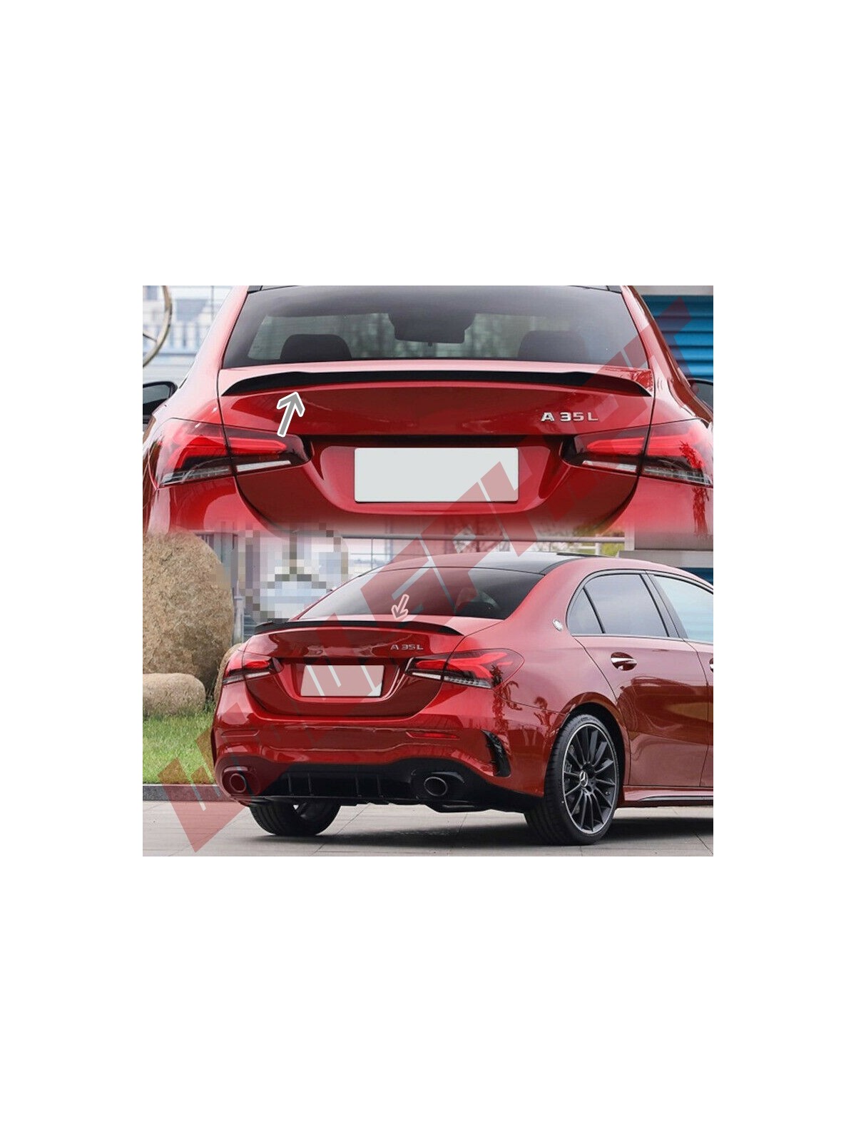 Aileron Traseiro Look AMG Mercedes W177 Sedan (2018-)