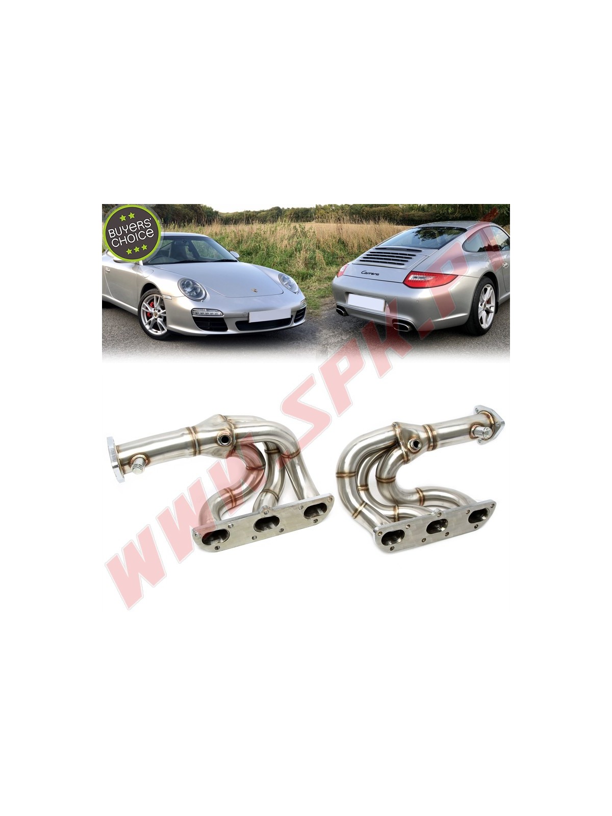 Colectores de Escape Inox - Porsche 911 (997.2) 3.6 / 3.8 (2008-2012)