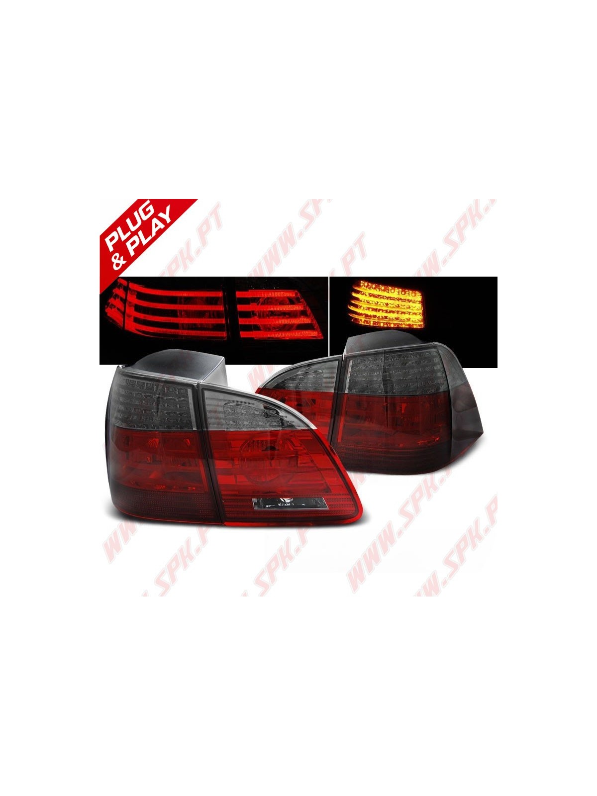 Farolins LED Red+Smoke - BMW E61 Touring (2004-2007)